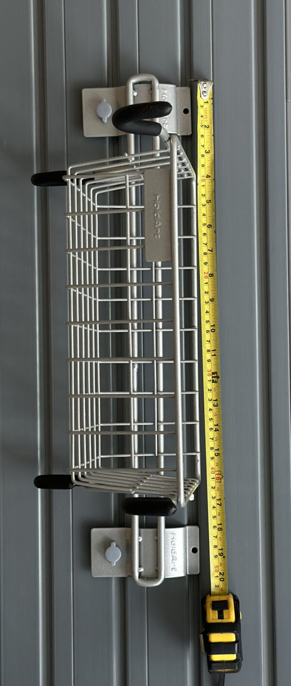 Coș metal cu cârlig pentru bicicletǎ