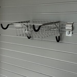 Coș metal cu cârlig pentru bicicletǎ